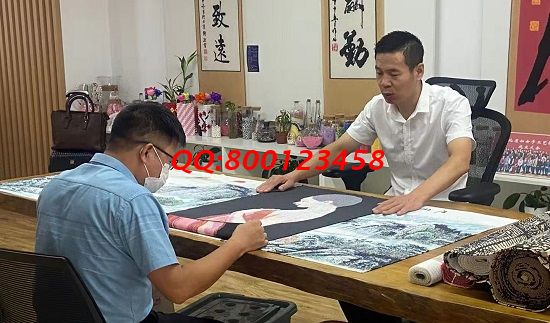 9月17日，想做合格的外發(fā)手工活產(chǎn)品，想象不管用，親自做才行，珠繡拿回家做的手工活很受歡迎，手工之家接待考察合作加工客戶剪影