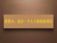 投資小、適合一個人干，這個純手工就是這樣的創(chuàng)業(yè)項目